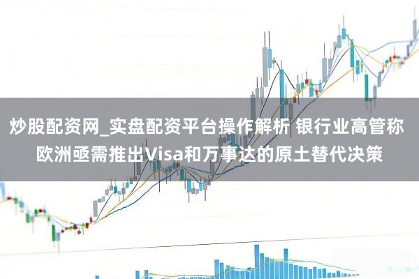 炒股配资网_实盘配资平台操作解析 银行业高管称 欧洲亟需推出Visa和万事达的原土替代决策