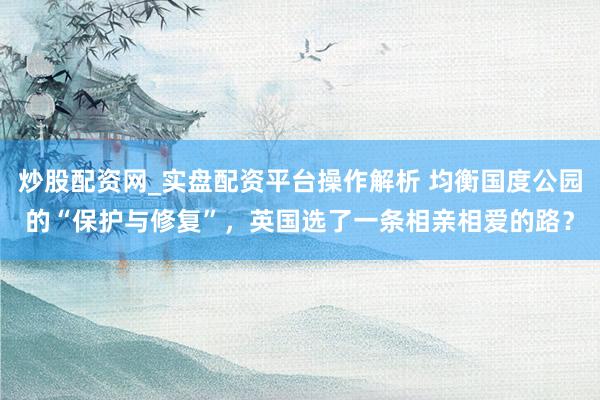 炒股配资网_实盘配资平台操作解析 均衡国度公园的“保护与修复”，英国选了一条相亲相爱的路？